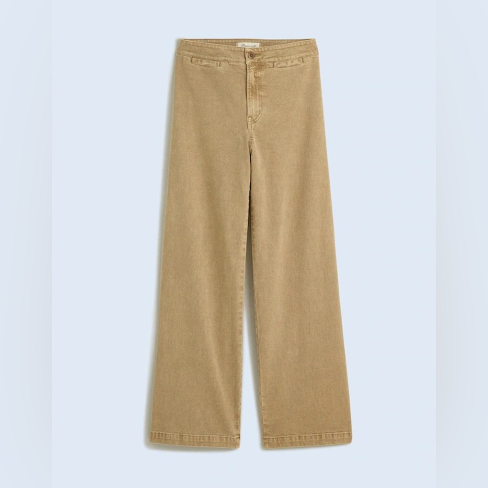 Madewell The Curvy Emmett Wide-Leg Crop Pant: Welt Pocket Edition NWT
